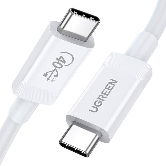 Kabel USB-C do USB-C UGREEN USB4, 40Gbps, 0.8m (biały) uGreen