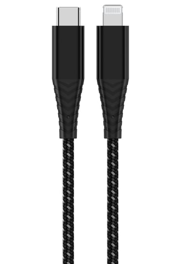Kabel USB-C/iPhone 1,2m 3A Qilive czarny Qilive