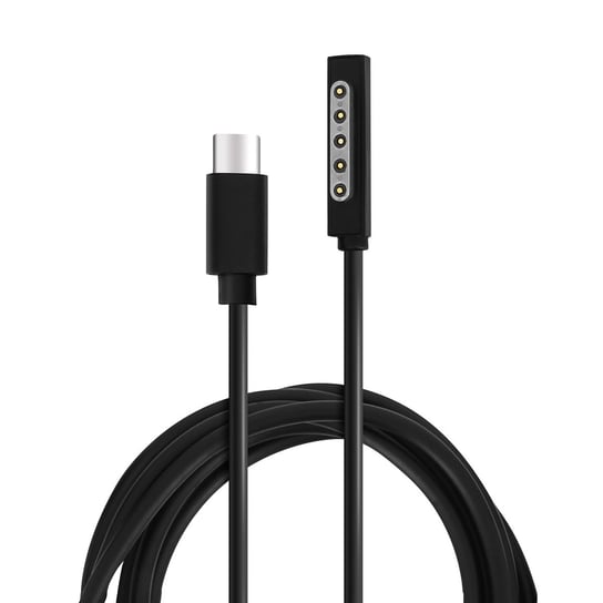 Kabel USB-C / Microsoft Surface Pro 2 Zasilanie 65W Szybkie ładowanie 1,5m Czarny Avizar