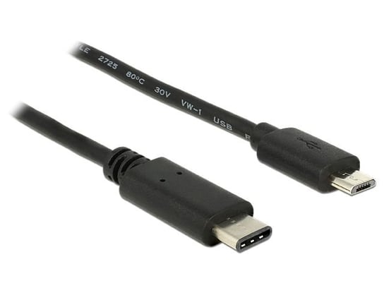 Kabel USB-C - microUSB-B DELOCK 83333, 0.5 m Delock