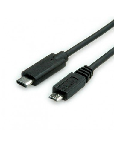 Kabel USB-C - microUSB-B VALUE, 2 m Value