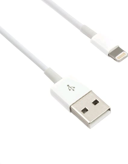 Kabel USB C-Tech USB-A - Lightning 2 m Biały (CB-APL-20W) C-TECH