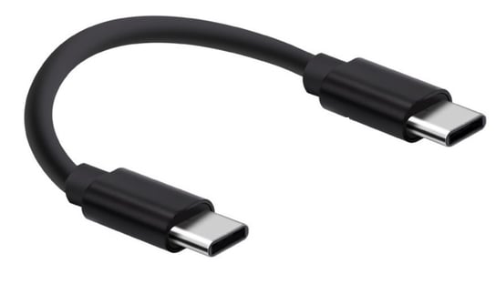 Kabel USB-C typ USB-C Krótki 30 cm - Czarny Inna marka