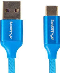 Kabel USB-C - USB-A 2.0 LANBERG CA-USBO-22CU-0018-BL, 1.8 m Lanberg
