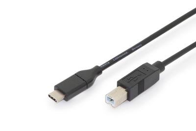 Kabel USB-C - USB-B DIGITUS, 1,8 m Digitus