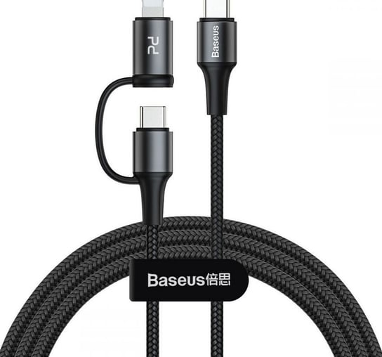 Kabel USB-C - USB-C/Lightning BASEUS 2w1, 1 m Baseus