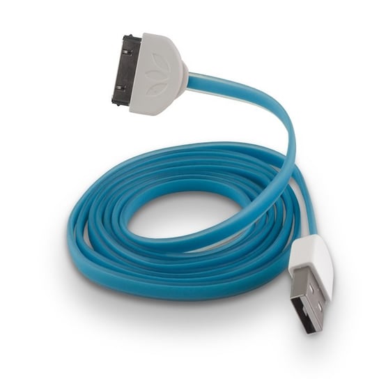 Kabel USB do Apple iPhone 3/4 FOREVER silikonowy, niebieski Forever