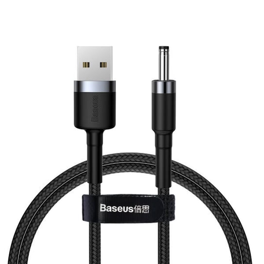 Kabel USB do DC 3,5mm Baseus Cafule, 2A, 1m (czarno-szary) Baseus