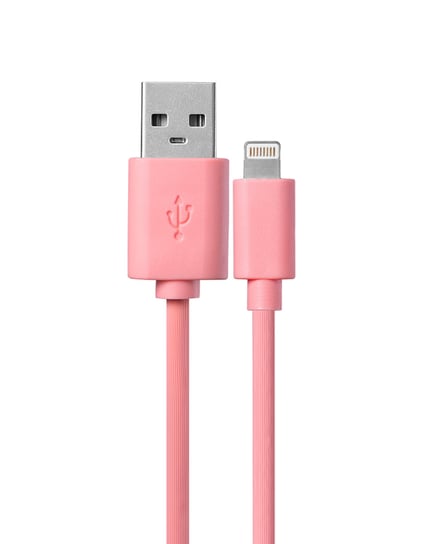 Kabel USB do Iphone Lightning Różowy Babaco