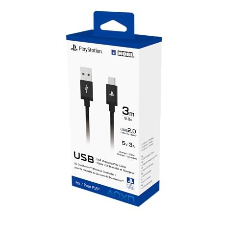 Kabel USB do ładowania HORI do konsoli Playstation® 5 — oficjalnie licencjonowany przez firmę Sony PlatinumGames