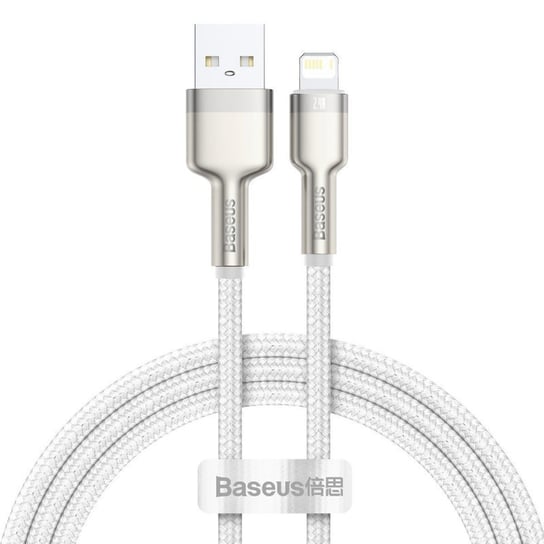 Kabel USB do Lightning Baseus Cafule, 2.4A, 1m (biały) Baseus