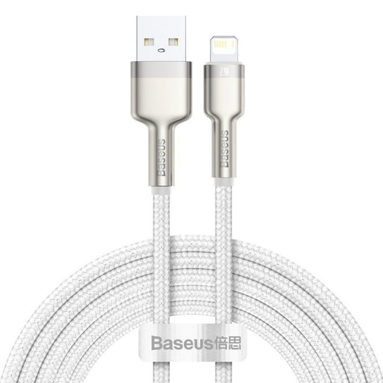 Kabel USB do Lightning Baseus Cafule, 2.4A, 2m (biały) Baseus