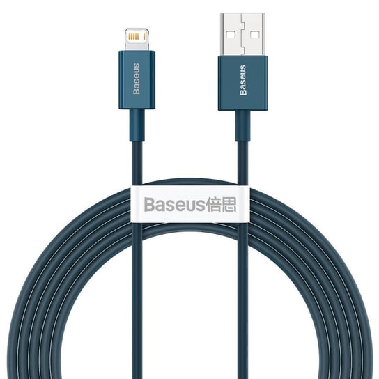 Kabel USB do Lightning Baseus Superior Series, 2.4A, 2m (niebieski) Baseus
