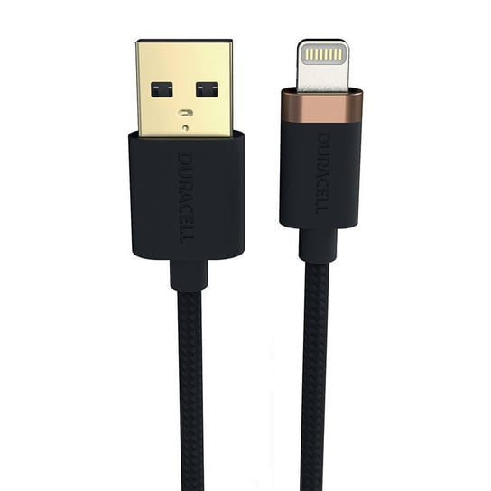 Kabel USB do Lightning Duracell 0.3m (czarny) Duracell