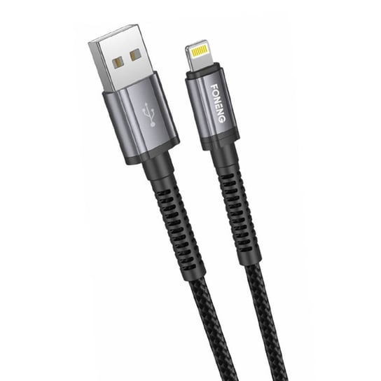 Kabel USB do Lightning Foneng X83, 2.1A, 1m (czarny) Inna marka
