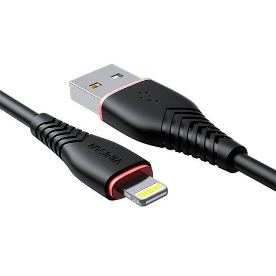 Kabel USB do Lightning Vipfan Anti-Break X01, 3A, 1m (czarny) Inna marka