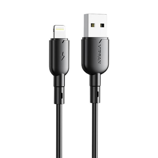 Kabel USB do Lightning Vipfan Colorful X11, 3A, 1m (czarny) Inna marka