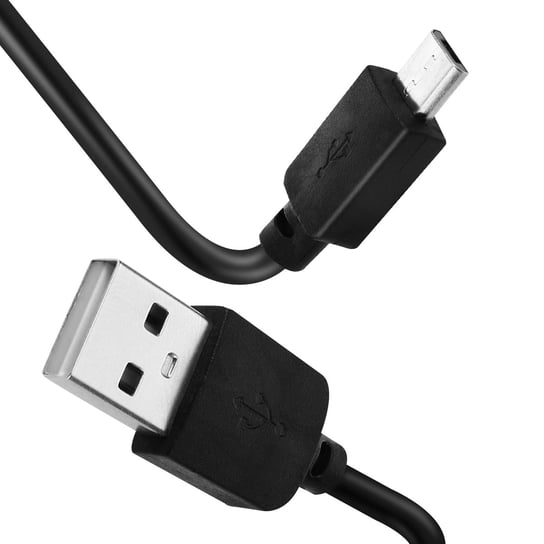 Kabel USB do Micro USB (ładowanie i przesyłanie) - 2 metry - czarny Avizar