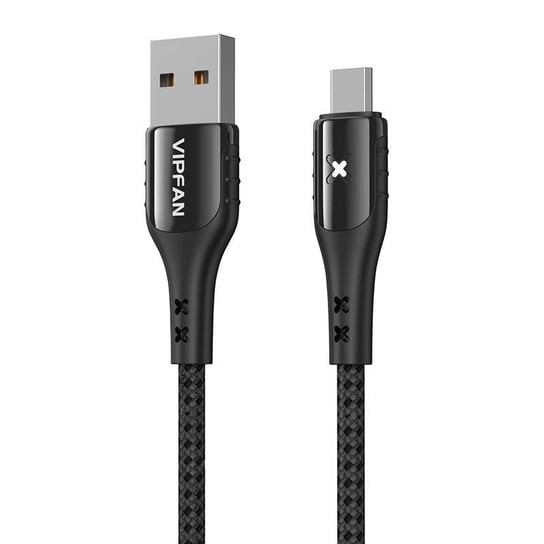 Kabel USB do Micro USB Vipfan Colorful X13, 3A, 1.2m (czarny) Inna marka