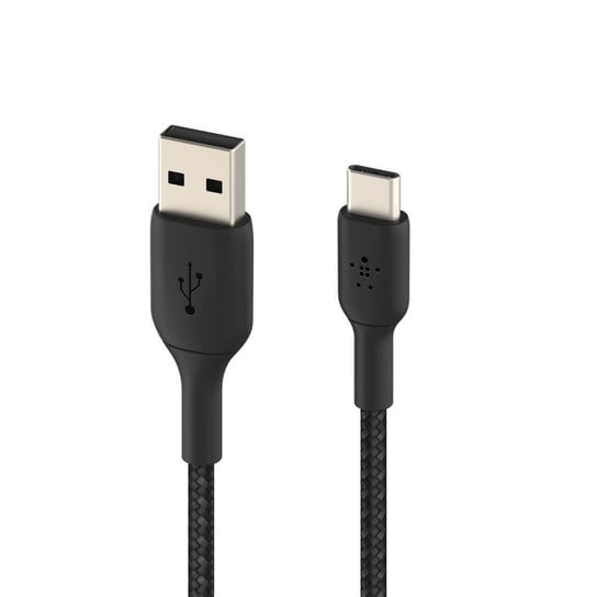 Kabel USB do USB-C 18 W Pleciony nylon 15 cm Ładowanie i synchronizacja Czarny Belkin