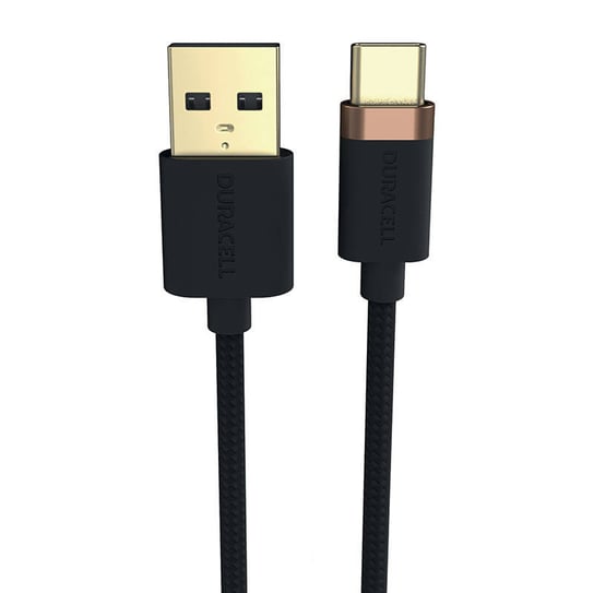 Kabel USB do USB-C 2.0 Duracell 1m (czarny) Duracell