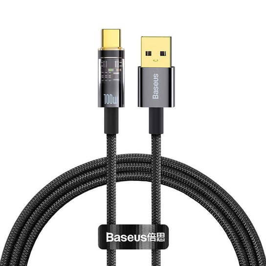 Kabel USB do USB-C Baseus Explorer, 100W, 1m (czarny) Baseus
