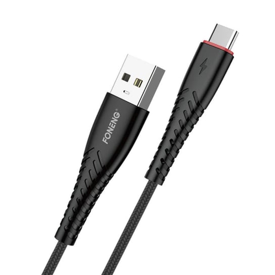 Kabel USB do USB-C Foneng X15, 2.4A, 1.2m (czarny) Inna marka
