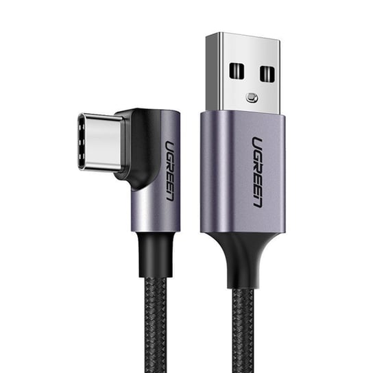 Kabel USB do USB-C kątowy UGREEN US284, 3A , 3m (czarny) uGreen