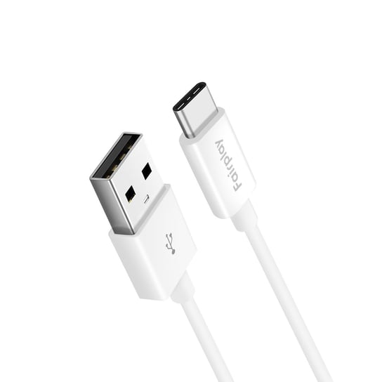 Kabel USB do USB-C o długości 1 metra do synchronizacji ładowania Fairplay biały Fair Play