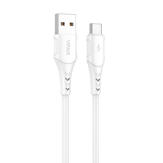 Kabel USB do USB-C Vipfan Colorful X12, 3A, 1m (biały) Inna marka