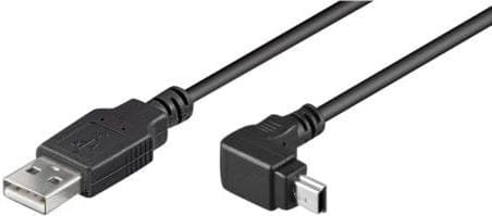 Kabel USB Goobay USB-A - miniUSB 1.8 m Czarny (93971) Goobay