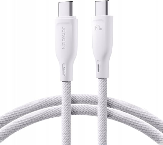 Kabel USB Joyroom USB-C / USB-C SA34-CC3 60W szybki transfer 1m Biały Inna marka