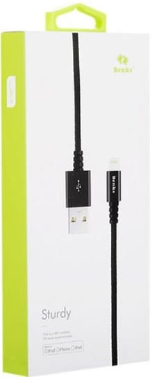 Kabel USB - Lightning BENKS MFI Sturdy, 1 m Benks