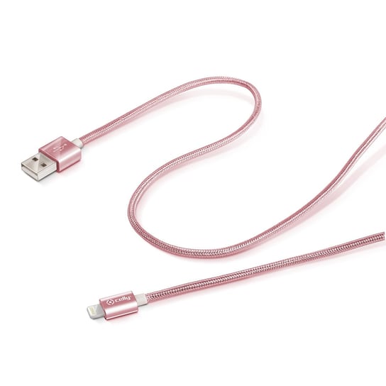 Kabel USB - Lightning CELLY USBLIGHTTEXRG, 1 m Celly