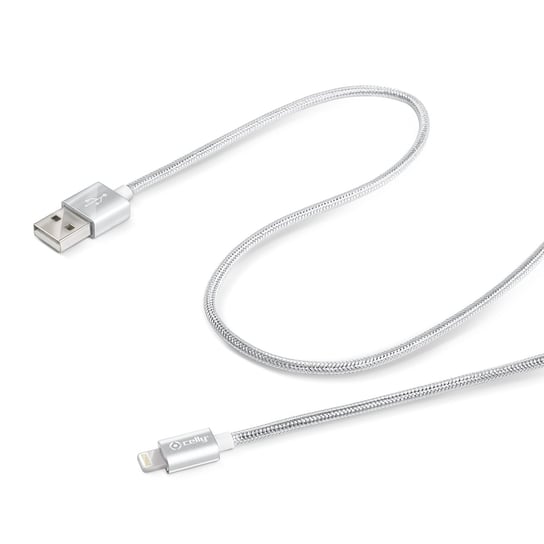 Kabel USB - Lightning CELLY USBLIGHTTEXSV, 1 m Celly