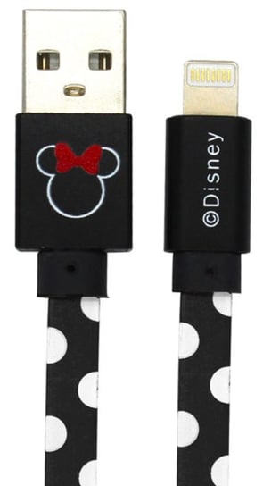 Kabel USB-Lightning DISNEY Minnie Kropki, 1 m Disney