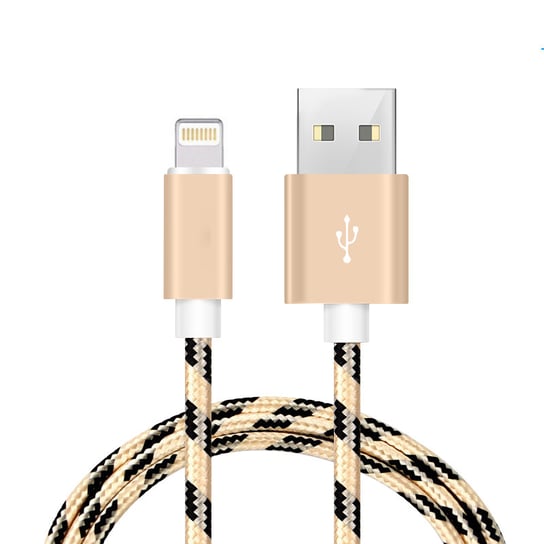 Kabel USB lightning do IPHONE - złoty dane quick charge fast charging / Gline Gline