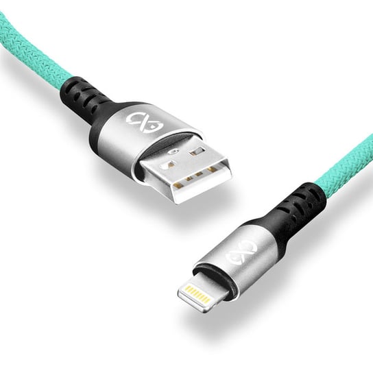 Kabel USB - Lightning eXc BRAID 1.2m, miętowy EXC