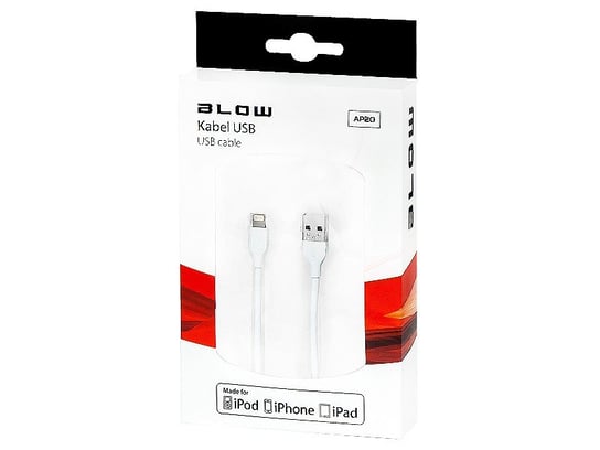 Kabel USB-Lightning iPhone, iPad, iPod BLOW, 2 m Blow