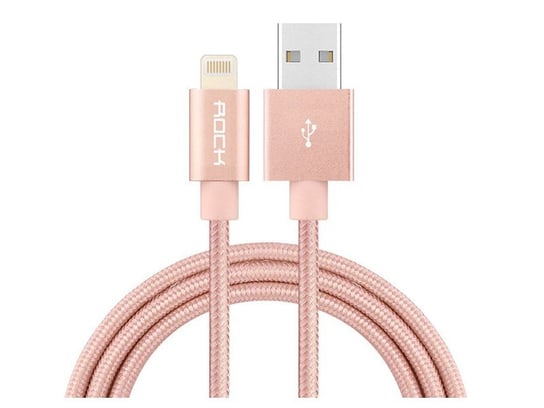 Kabel USB-Lightning iPhone, iPad, iPod ROCK, MFI, 1.8 m Rock