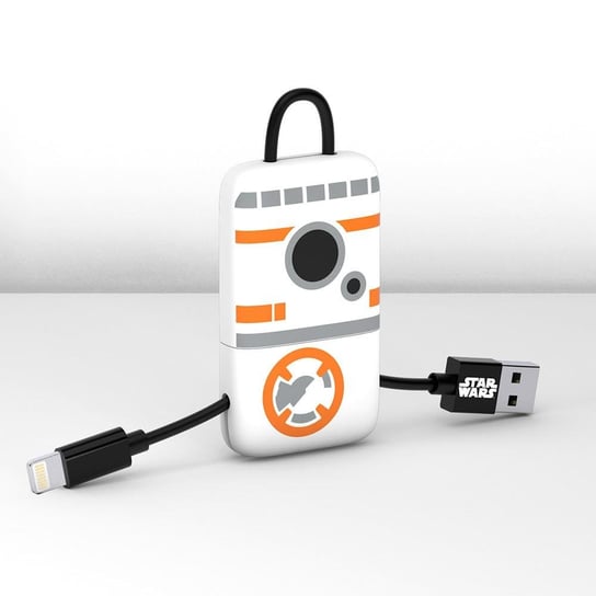 Kabel USB-Lightning iPhone, iPad, iPod TRIBE Star Wars: Przebudzenie Mocy - BB-8, Keyline, 0.22 m Tribe