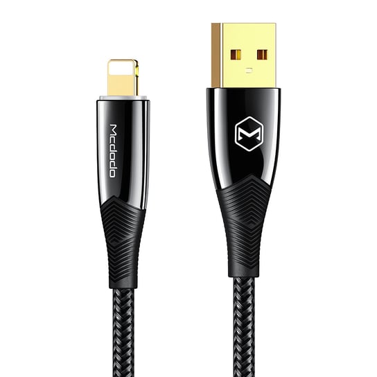 Kabel USB - Lightning MCDODO Shark CA-8060, 1.2m, czarny Mcdodo