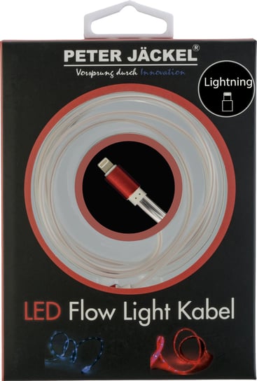 Kabel USB - Lightning PETER JACKEL LED Flow Light Kabel, 1 m Peter Jackel