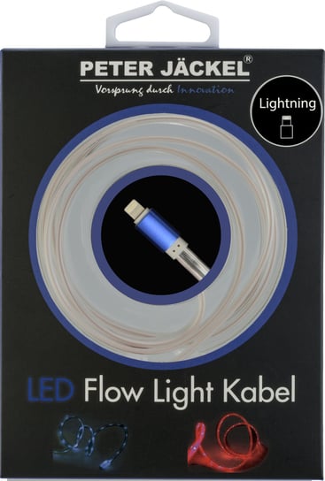 Kabel USB - Lightning PETER JACKEL LED Flow Light Kabel, 1 m Peter Jackel