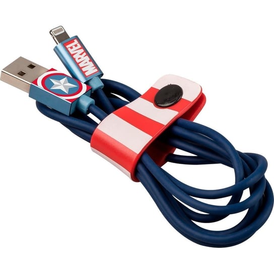 Kabel USB - Lightning TRIBE Marvel Captain America, 1.2 m Tribe