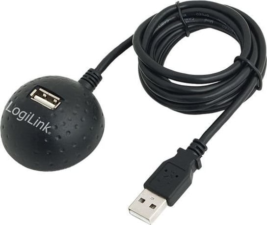 Kabel USB LogiLink USB-A - USB-A 1.5 m Czarny (CU0013B) LogiLink