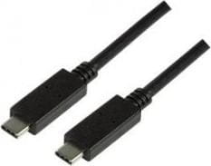 Kabel USB LogiLink USB-A - USB-C 0.5 m Czarny (CU0128) LogiLink