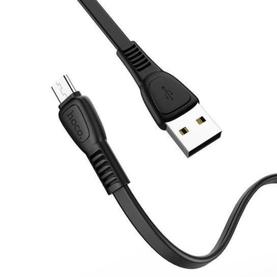 Kabel USB Micro 1m 2.4A ładowanie i przesył danych HOCO X40 Noah czarny HOCO.