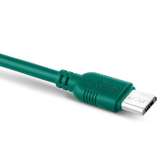 Kabel USB - micro USB eXc WHIPPY 0.9m ciemny zielony EXC