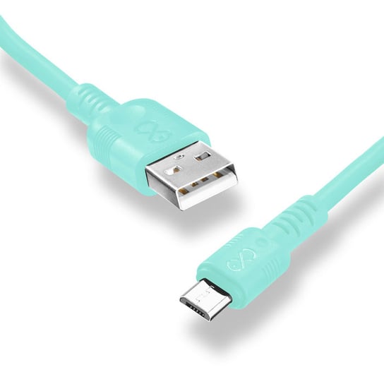 Kabel USB - micro USB eXc WHIPPY 2m jasno niebieski EXC